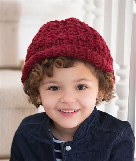 Ravelry Childs Rolled Brim Hat Pattern By Laura Bain