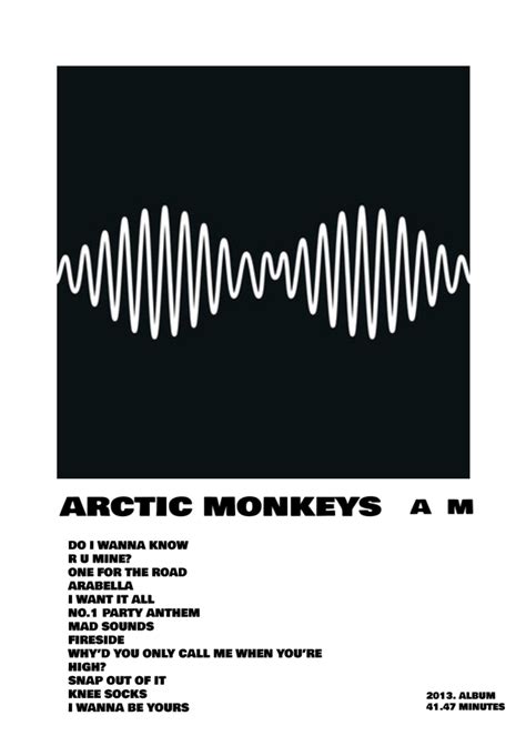 Arctic Monkeys Polaroid Poster Arctic Monkeys
