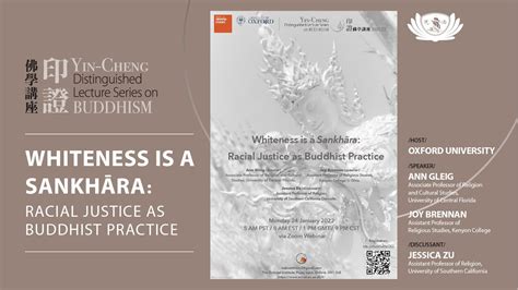 Lecture 5 Whiteness Is A Sankhara Racial Justice As Buddhist Practice