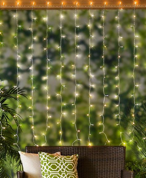 Solar Curtain Lights Led Lights Patio Porch Or Gazebo Etsy