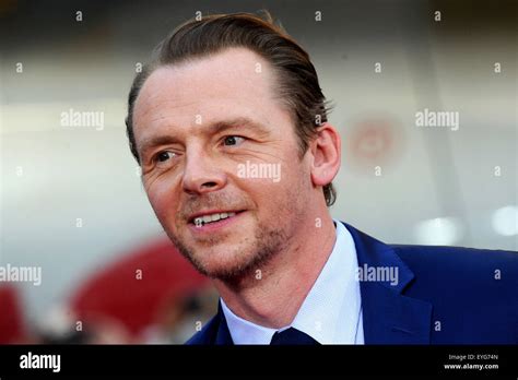 Simon Pegg Attends The Mission Impossible Rogue Nation New York