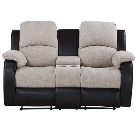Chicago Two Seater Console Electric Reclining Sofa