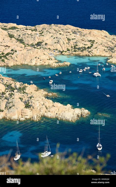 View From Above Stunning Aerial View Of Cala Coticcio Also Known As