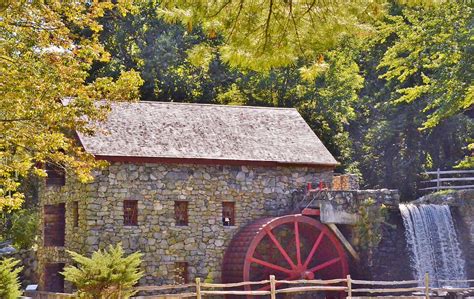 The Wayside Inn Grist Mill Photograph By Deborah Hochhauser