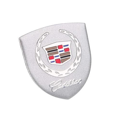 Cadillac Shield Logo Trunk Emblem Sticker Multicolor Metal