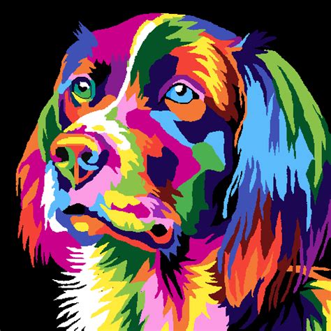 Pixilart Colorful Dog By Killerwhale6971