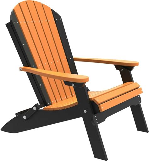 Our outdoor poly adirondacks are made to last, with durable poly lumber that won't rot, fade, or crack. Poly Furniture Wood Folding Adirondack Chair *TANGERINE ...