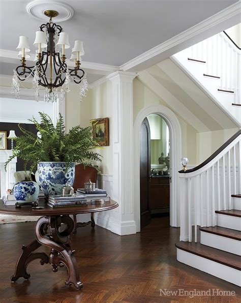 An Artists Eye House And Home Magazine Foyer Design New England Homes