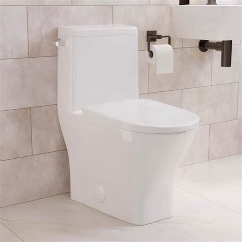 Swiss Madison Sublime Ii 1 Piece 128 Gpf Single Flush Round Toilet In