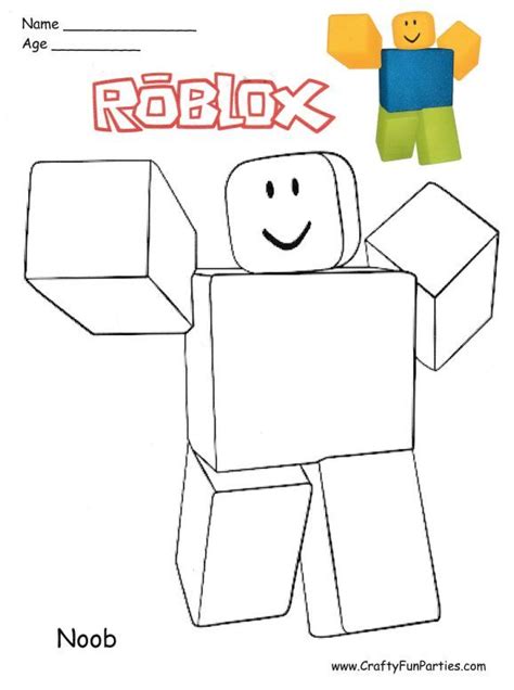 Roblox Coloring Pages Noob Free Wallpaper