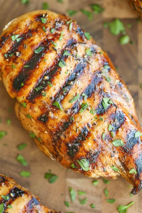 They're skinless and boneless, making them fast to cook, plus they're a source of lean protein. Easy Grilled Chicken Breasts | Grilled Chicken Recipes | POPSUGAR Food Photo 16