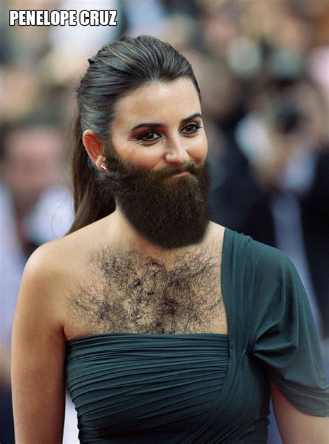 Female Celebrities With Beards And Bodyhair