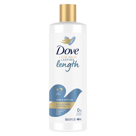 Dove Love Your Lasting Length Sulfate Free Shampoo For Long Hair Long