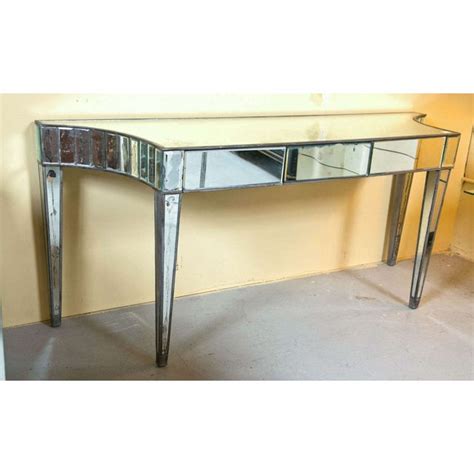 Hollywood Regency Style Mirrored Console Table Chairish