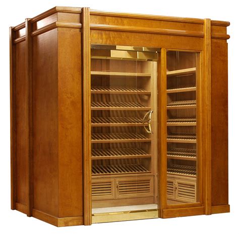This cabinet is usually kept to a certain degree of humidity and keep your cigars in perfect condition. Portable Walk-In Humidor