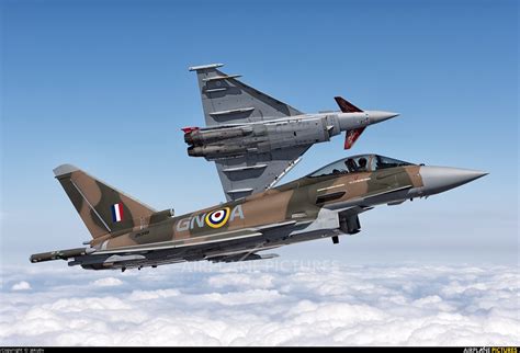 Zk349 Royal Air Force Eurofighter Typhoon Fgr4 At In Flight