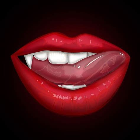 Vampire Lips T Shirt By Adam Santana Vampire Lips Lip Art Lips