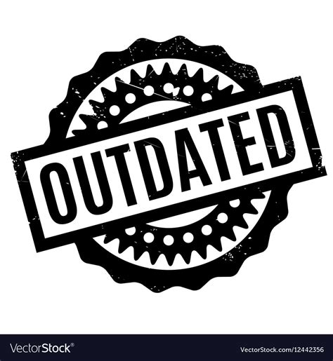 Outdated Rubber Stamp Royalty Free Vector Image