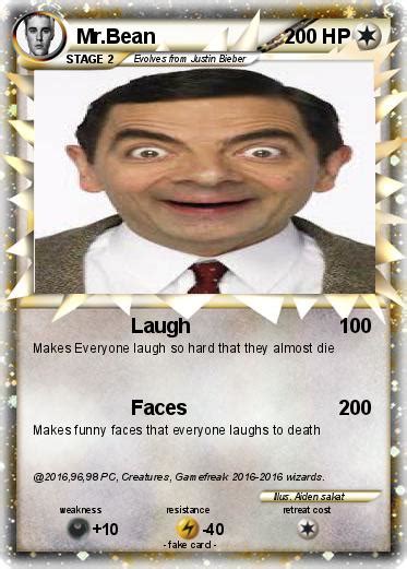 Pokémon Mr Bean 520 520 Laugh My Pokemon Card