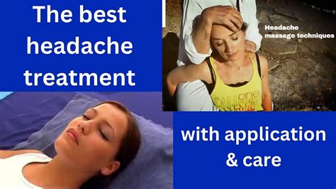Headache Massage Techniques How To Get Rid Of A Headache Or Migraine Massage Tutorial Youtube