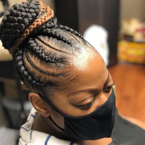 10 Impressive Braided Bun Styles For Black Hair From Instagram Belletag