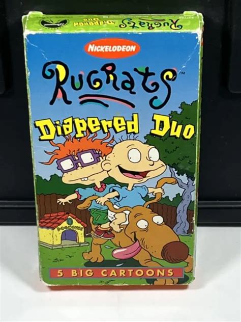 rugrats diapered duo 1998 vhs nickelodeon episodes 90s tommy chuckie 12 00 picclick