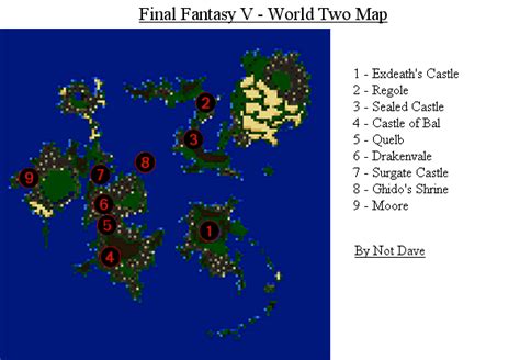 Final Fantasy V World Two Map Map For Pc By Not Dave Gamefaqs