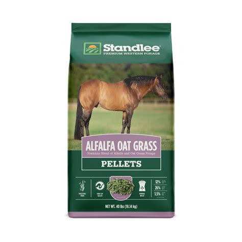 Murdochs Standlee Alfalfa Oat Grass Pellets Horse Feed