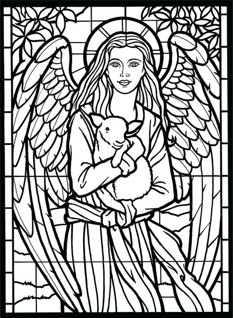 Download printable cross stained glass 1 coloring page. Stained Glass Window Coloring Pages at GetColorings.com ...