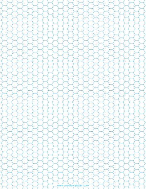 Free Printable Hexagon Graph Paper Printable Templates