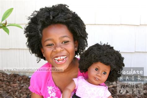 How To Give An American Girl Doll A Temporary Afro Chocolate Hair