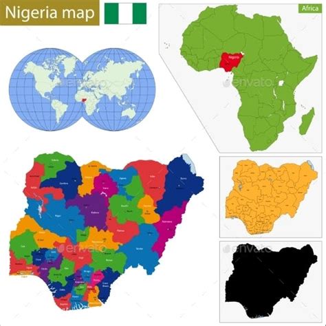 Lagos Africa Map Nigeria Maps Facts World Atlas Satellite Image Of