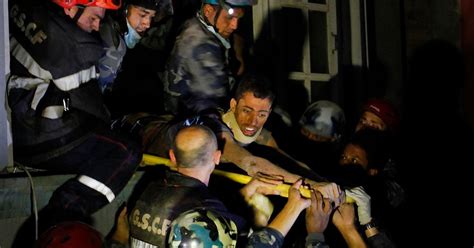 Nepal Earthquake Pictures Capture Moment Miracle Survivor Is Pulled