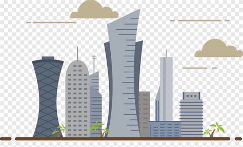 Illustration Of High Rise Buildings Qatar Building Company Qatar