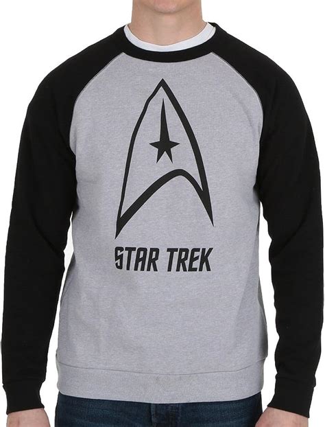 Star Trek Logo Mens Pullover Sweatshirt Uk Clothing