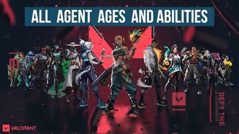 Valorant All Agent Real Names Ages Country And Abilities