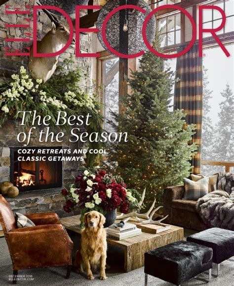 Elle Decor Magazine Subscription Country Christmas Decorations