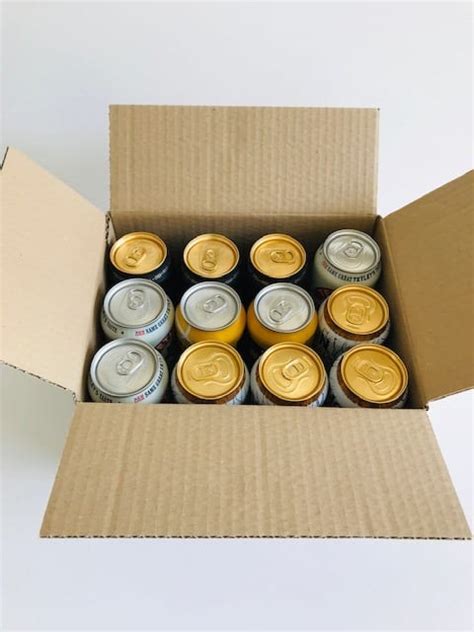 12 Beer And Cider Can Shipping Box Packaging For Retail