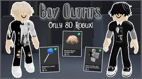 80 Robux Outfit Ideas Boy Edition With Links In Desc Youtube