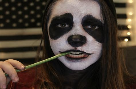 Panda Makeup Panda Make Up Animal Makeup Perfume Hen Do Face