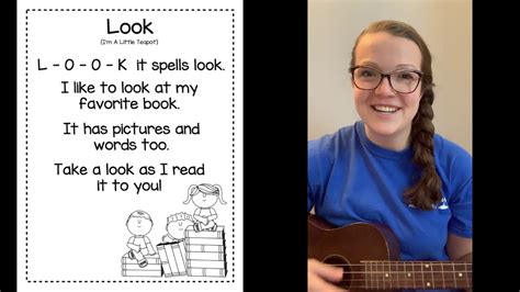 LOOK Sight Word Song YouTube