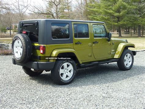 2007 Jeep Wrangler Unlimited Sahara With Hard And Soft Tops