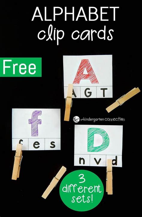 These Alphabet Clip Cards Are So Fun For Preschoolers And