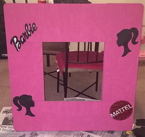 Barbie Picture Frame Mattel Barbie Party Photo Booth Picture Frames