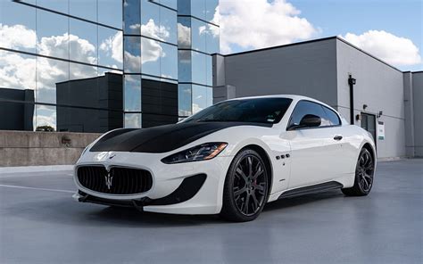 Maserati granturismo cupé deportivo blanco mc stradale tuning granturismo Fondo de pantalla