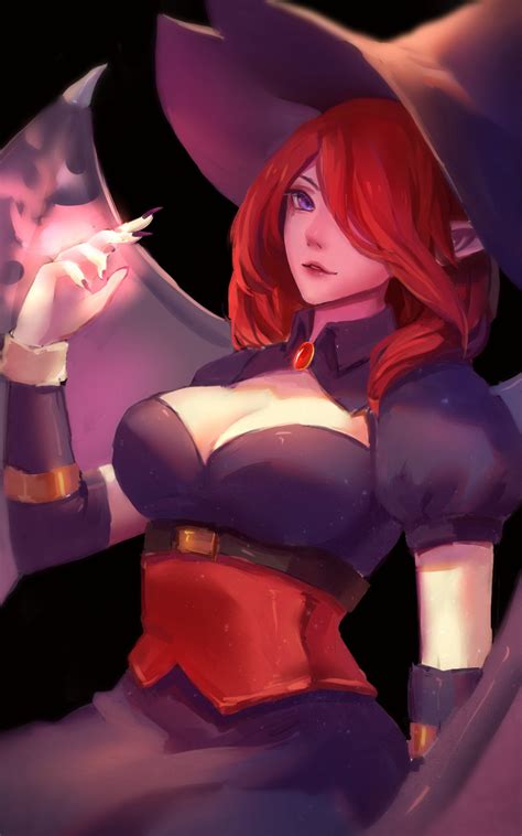 Bewitching Morgana Morgana League Of Legends League Of Legends Highres Breasts Cleavage