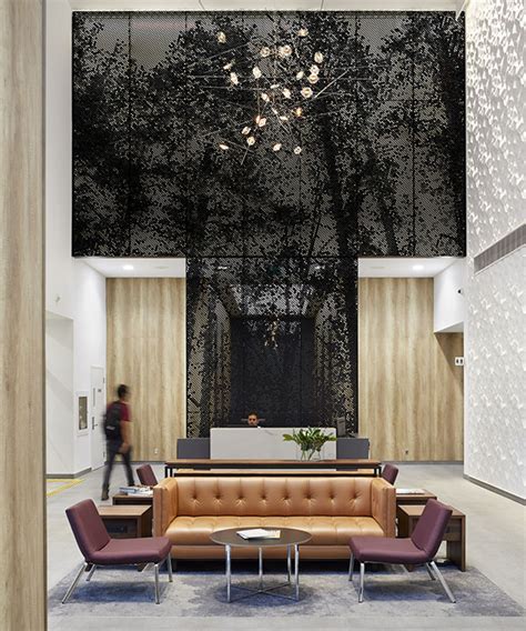 Contrasting Design Elements Create A Modern And Memorable Lobby Arido
