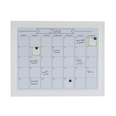Charlton Home® Magnetic Wall Mounted Calendar Board And Reviews Wayfair