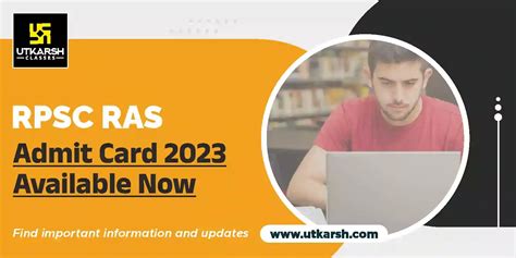 Rpsc Ras Admit Card Download Admit Card For Rpsc Ras Exam