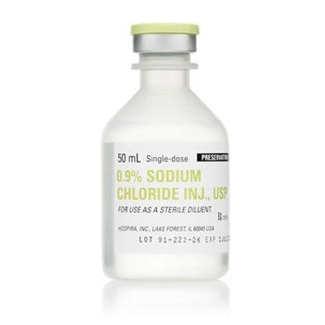 Pfizer 09 Sodium Chloride In 50ml Single Dose Vial Predictable